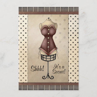 Surprise Bridal (Lingerie) Shower Invitation