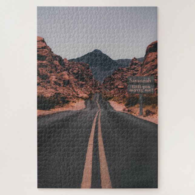  Surprise Canyon Road Marriage Proposal Puzzle  (Vertical)