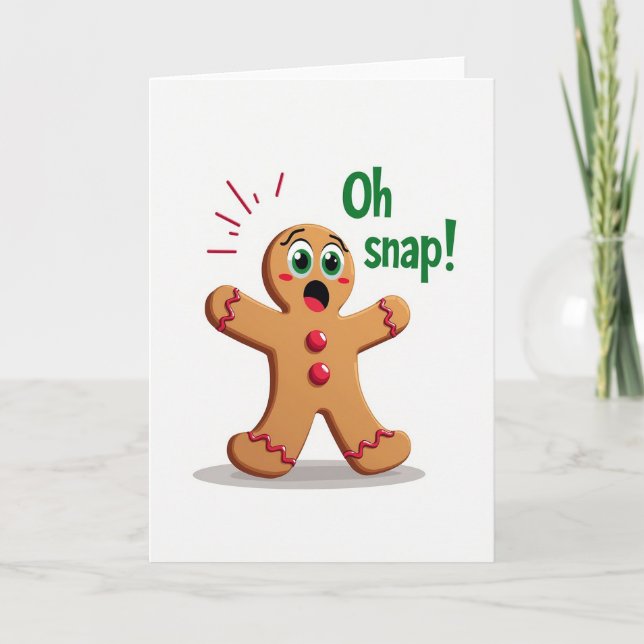 Surprise Cookie Christmas Card (Front)