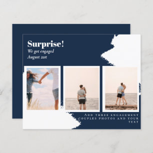 SURPRISE! Engagement Announcement PHOTO COLLAGE