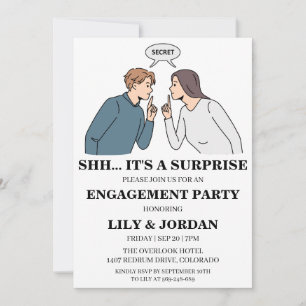 surprise engagement party invitations