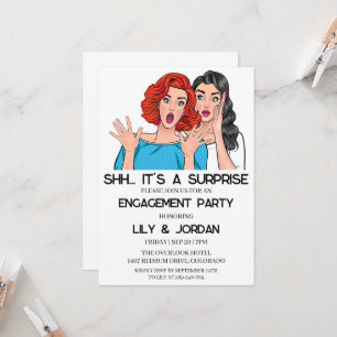 surprise engagement party invitations