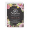 Surprise Floral 90th Birthday Invitation for Women