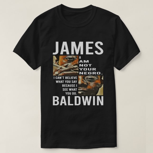 Surprise Gift James Baldwin Protest Halloween Holi T-Shirt (Design Front)