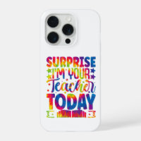 Surprise I’m Your Teacher tie-dye, school