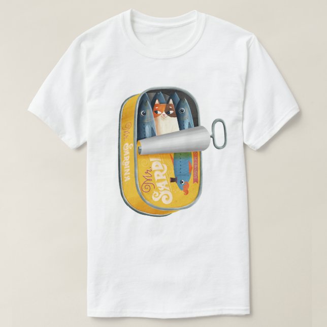 Surprise in the can of sardines T-Shirt (Design Front)