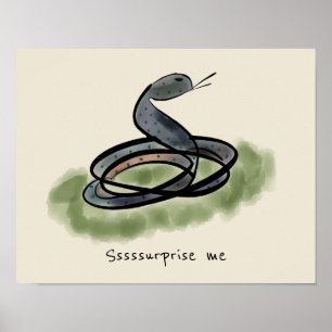 Surprise Me Snake Poster