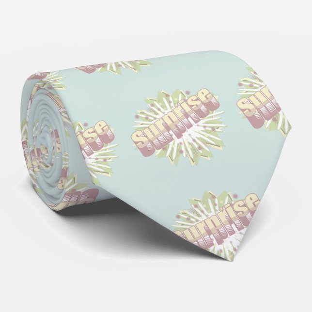 Surprise onomatopoeia explosion tie (Rolled)