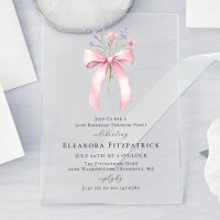 SURPRISE PARTY 30th Birthday Pink Bow Wildflower