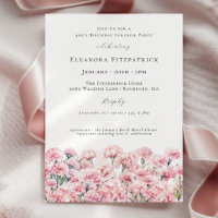 SURPRISE PARTY 40th Birthday Pink Carnation Floral