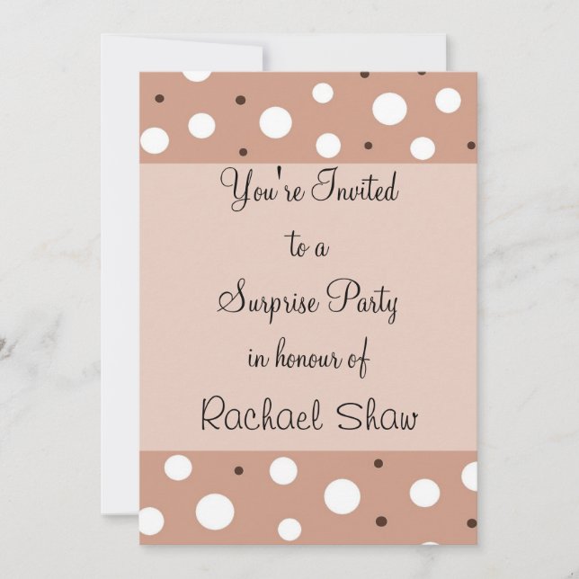 Surprise Party Invitation (Front)