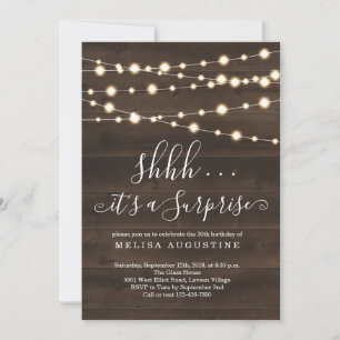 Surprise Party Invitation - Birthday / Anniversary