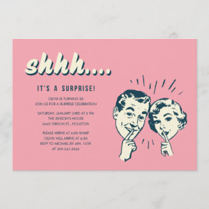 Surprise Party Invites