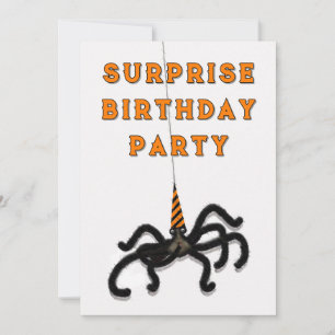 Surprise Party October Invitation