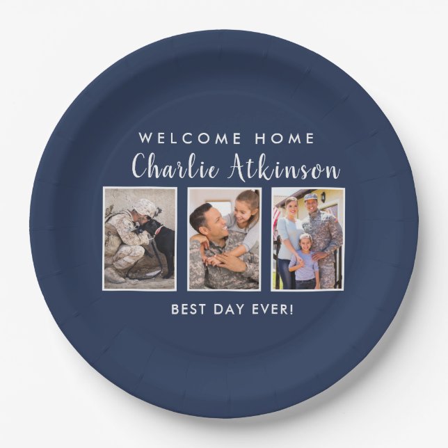 Surprise party photo plate (Front)