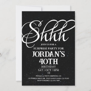 Surprise Party, Surprise Birthday invitation