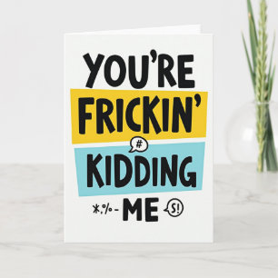 Surprise Pop Art Birthday Card