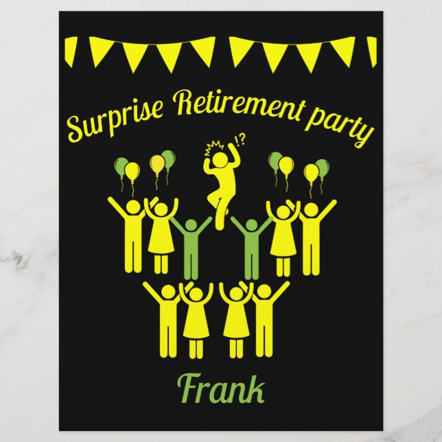 Surprise Retirement Parties Flyer (Front)