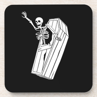 Surprise Skeleton on a Coaster