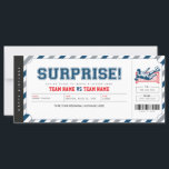 Surprise Soccer Football Game Personalised Ticket<br><div class="desc">EDITABLE. A gift idea to surprise your loved one to watch a soccer/football game! This ticket template can be used for any occasion. Personalise yours today! For a custom design,  please send me a message</div>