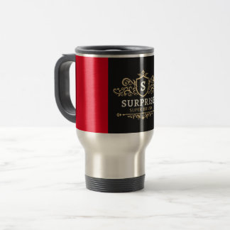 surprise super red luxury wedding party modern l travel mug