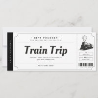 Surprise Train Trip Ticket Gift Voucher