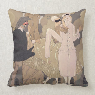 Surprise (w/c on paper) cushion