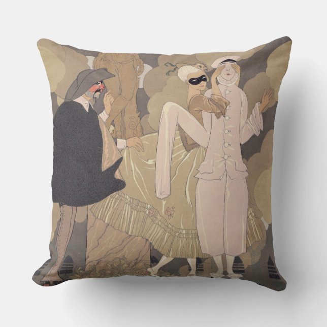 Surprise (w/c on paper) cushion (Front)