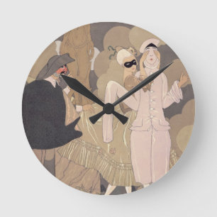 Surprise (w/c on paper) round clock