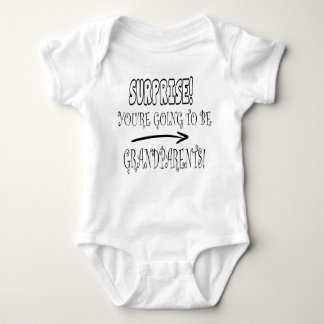 SURPRISE YOU'RE GONNA  GRANDPARENTS PREGNANCY  BABY BODYSUIT