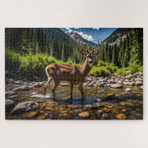 Surprised at the Watering Hole Jigsaw Puzzle
