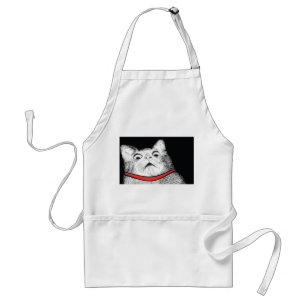 Surprised Cat Gasp Meme - Apron
