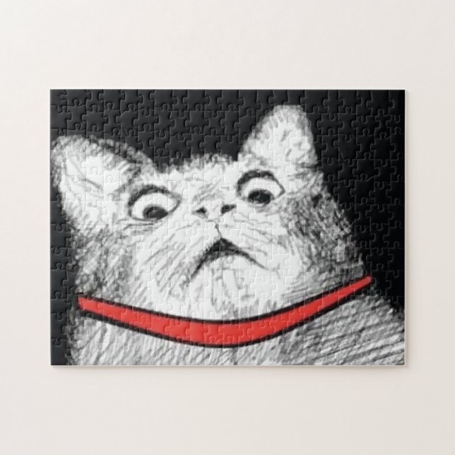 Surprised Cat Gasp Meme - Puzzle (Horizontal)