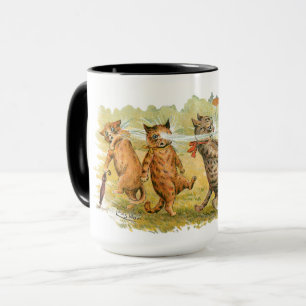 Surprised Cats Louis Wain Mug
