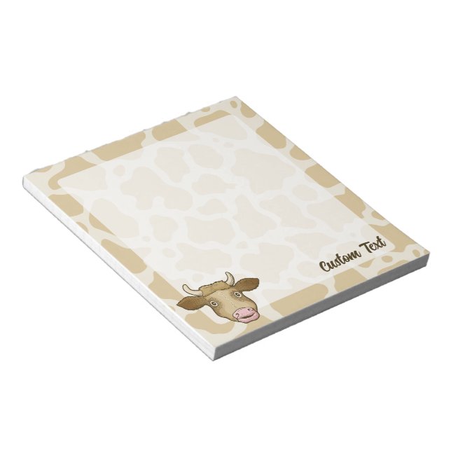 Surprised Cow Notepad (Angled)