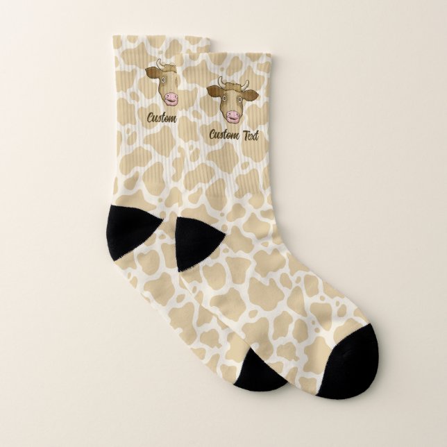 Surprised Cow Socks (Pair)