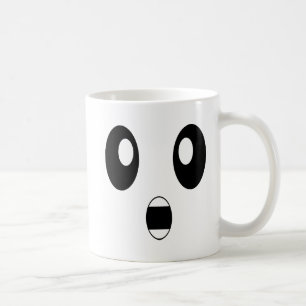 Surprised Emoji Shocked Emoticon Dumbfounded Faces Coffee Mug