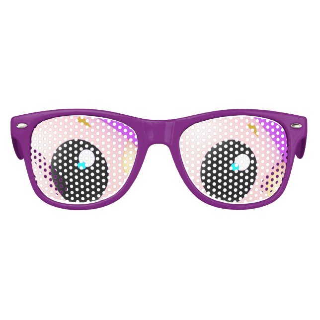 Surprised Eyes Funny Sunglasses (Front)