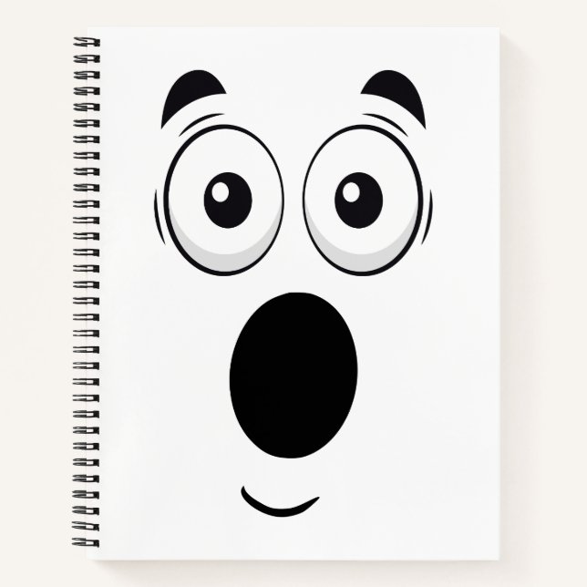 Surprised Face Notebook (Front)