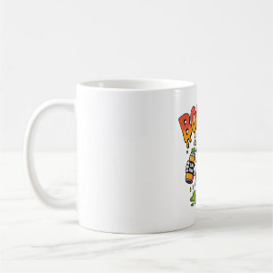 Surprised Ghost with Boo Brew Slime Coffee Mug