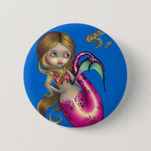 "Surprised Mermaid" Button