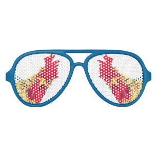 Surprised Rooster Funny Sunglasses