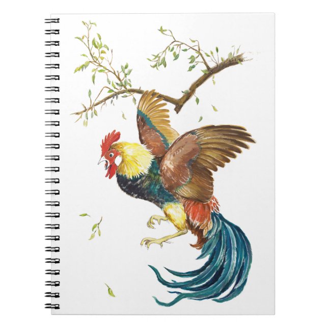 Surprised Rooster Notebook (Front)