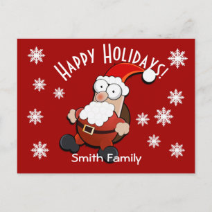Surprised Santa Custom Postcard