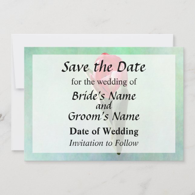Surprised Tulip Save the Date (Front)