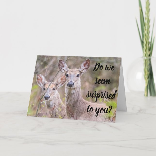 SURPRISED? WE ARE! YOU ARE ***40*** CARD (Front)