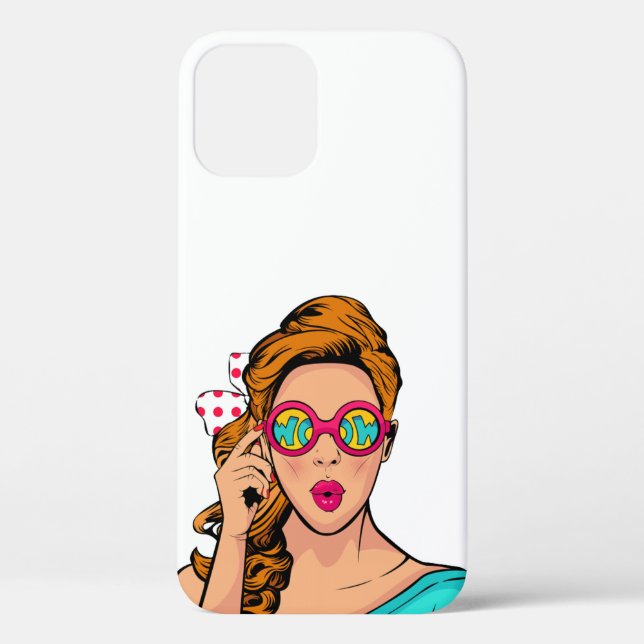 Surprised woman Case-Mate iPhone case (Back)
