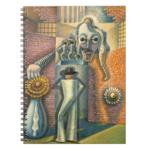 Surreal Abstraction Benjamin Berlin Figurative Art Notebook