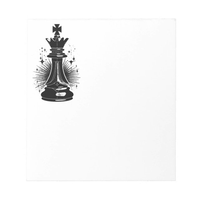  Surreal aesthetic Chess Symbol Notepad (Front)