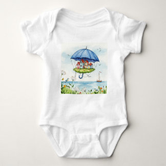 Surreal and peaceful scene Baby Bodysuit